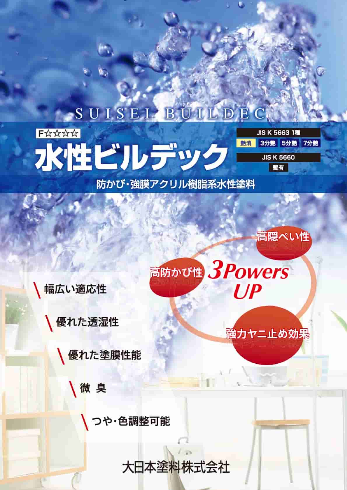 水性ビルデック 艶消 白 16kg