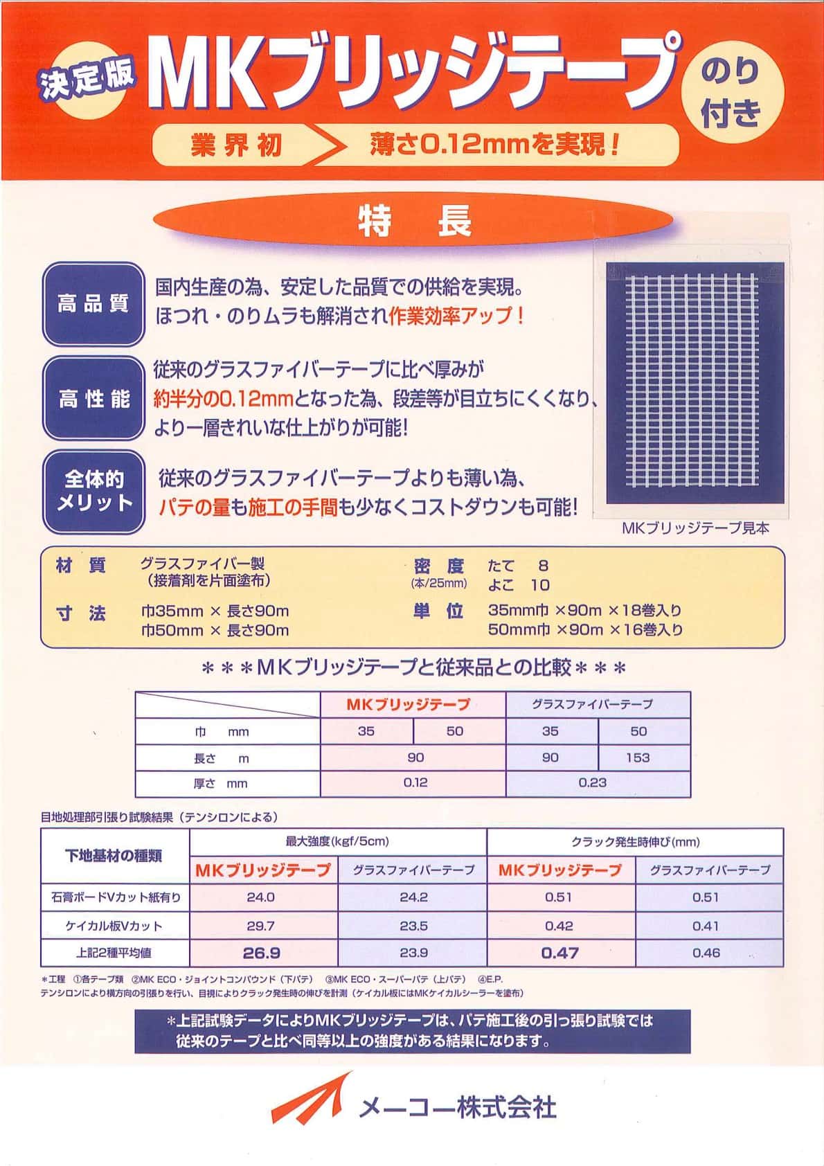 ブリッジテープ