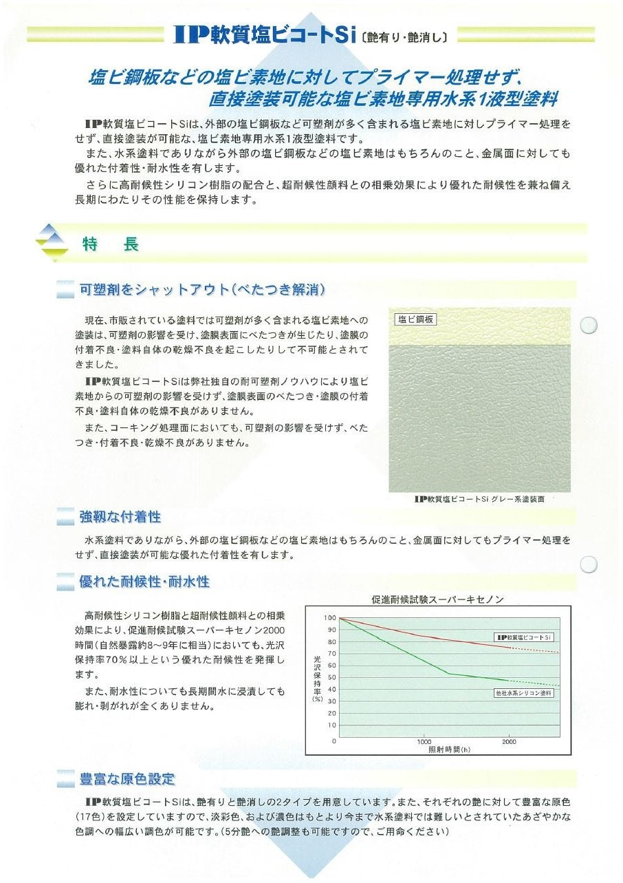 IP 軟質塩ビコートSi