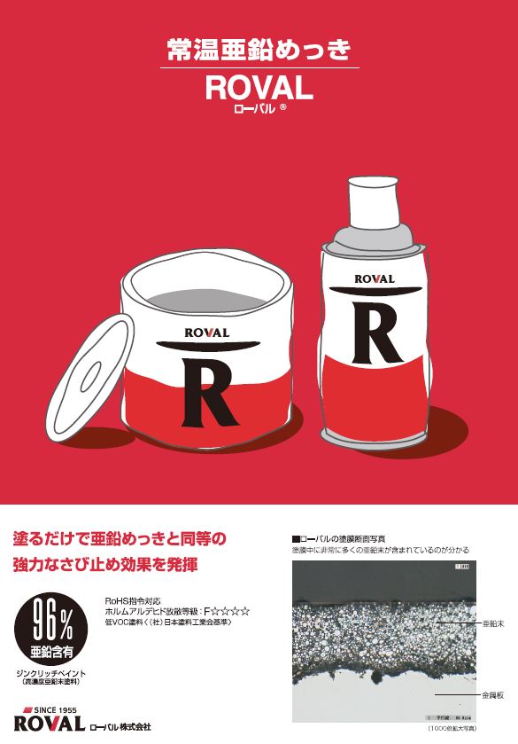 ローバル 常温亜鉛メッキ