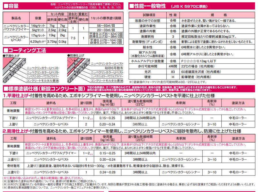 クリンカラーUベスト