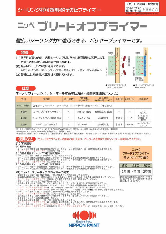 ブリードオフプライマー