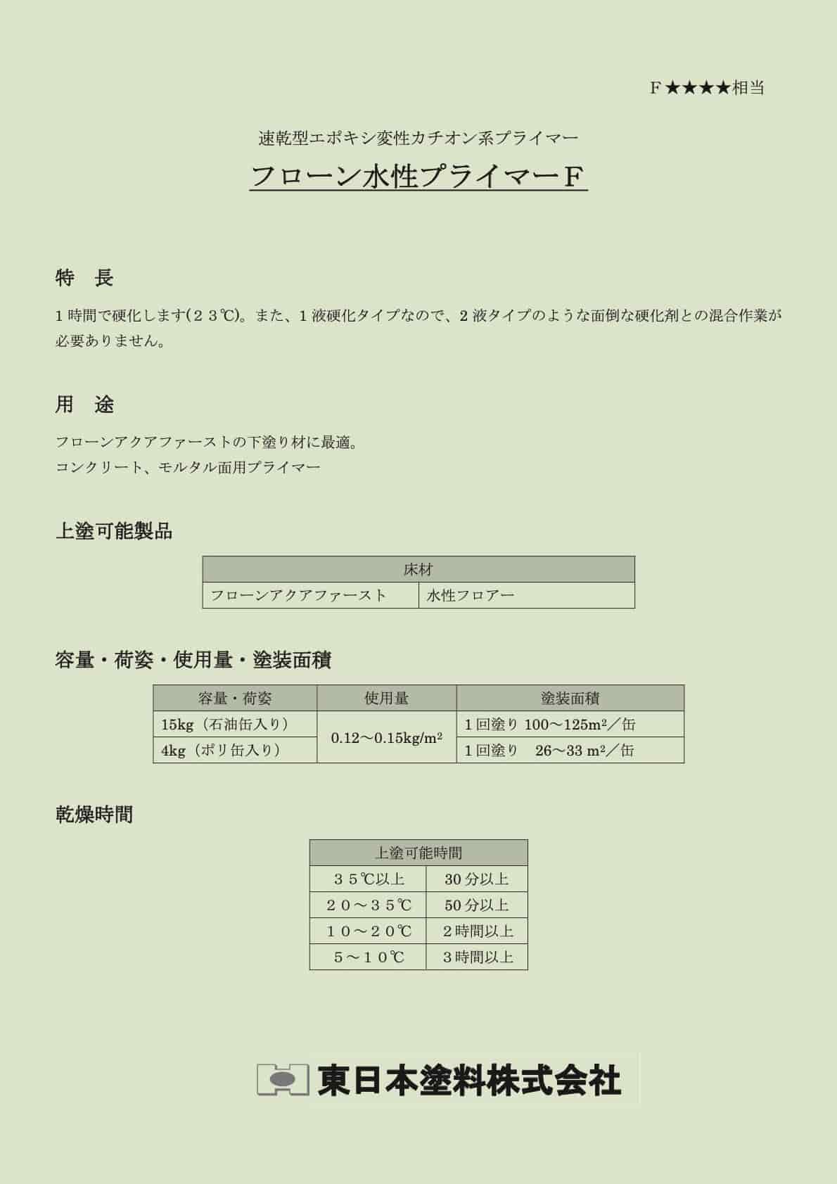フローン水性プライマーF