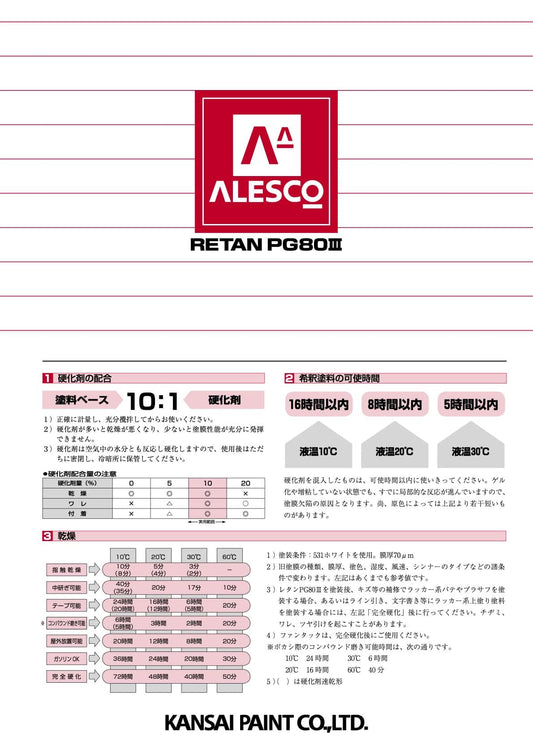 レタンPG80　硬化剤