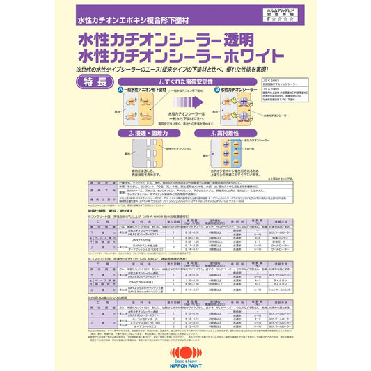水性カチオンシーラー