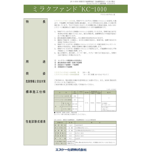 ミラクファンド　KC-1000