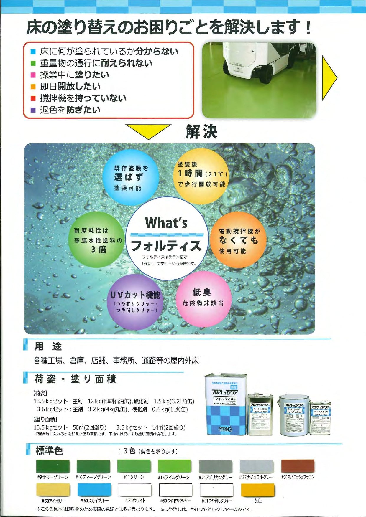 フロアトップアクア　フォルティス